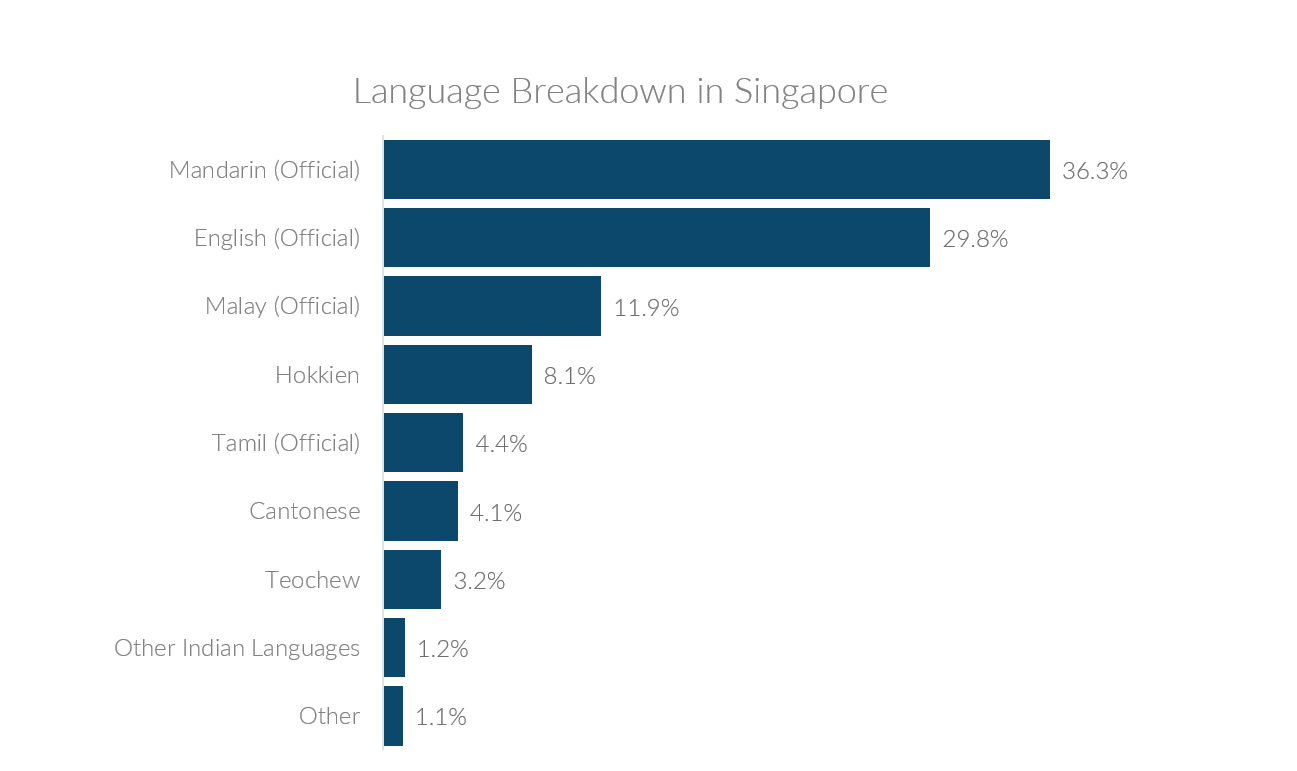 Singapore Language Chart