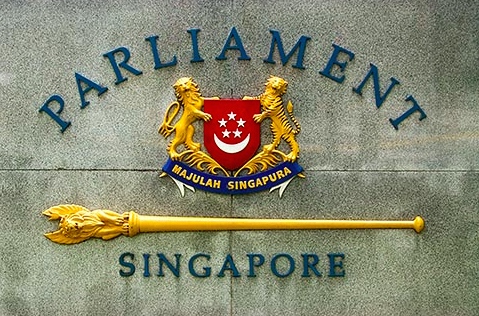 Singapore Parliament Sign